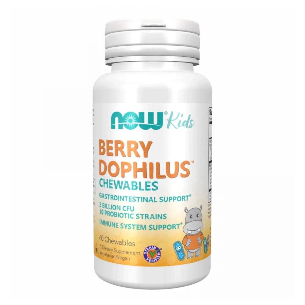Пробиотик Now Foods Berrydophilus 2 Billion - 60 lozenges