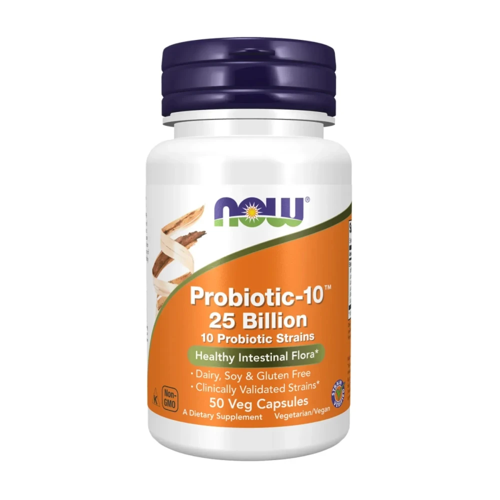 Пробіотик Now Foods Probiotic-10™ 25 Billion - 50 vcaps