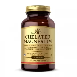 Хелатный магний Solgar Chelated Magnesium - 100 tabs