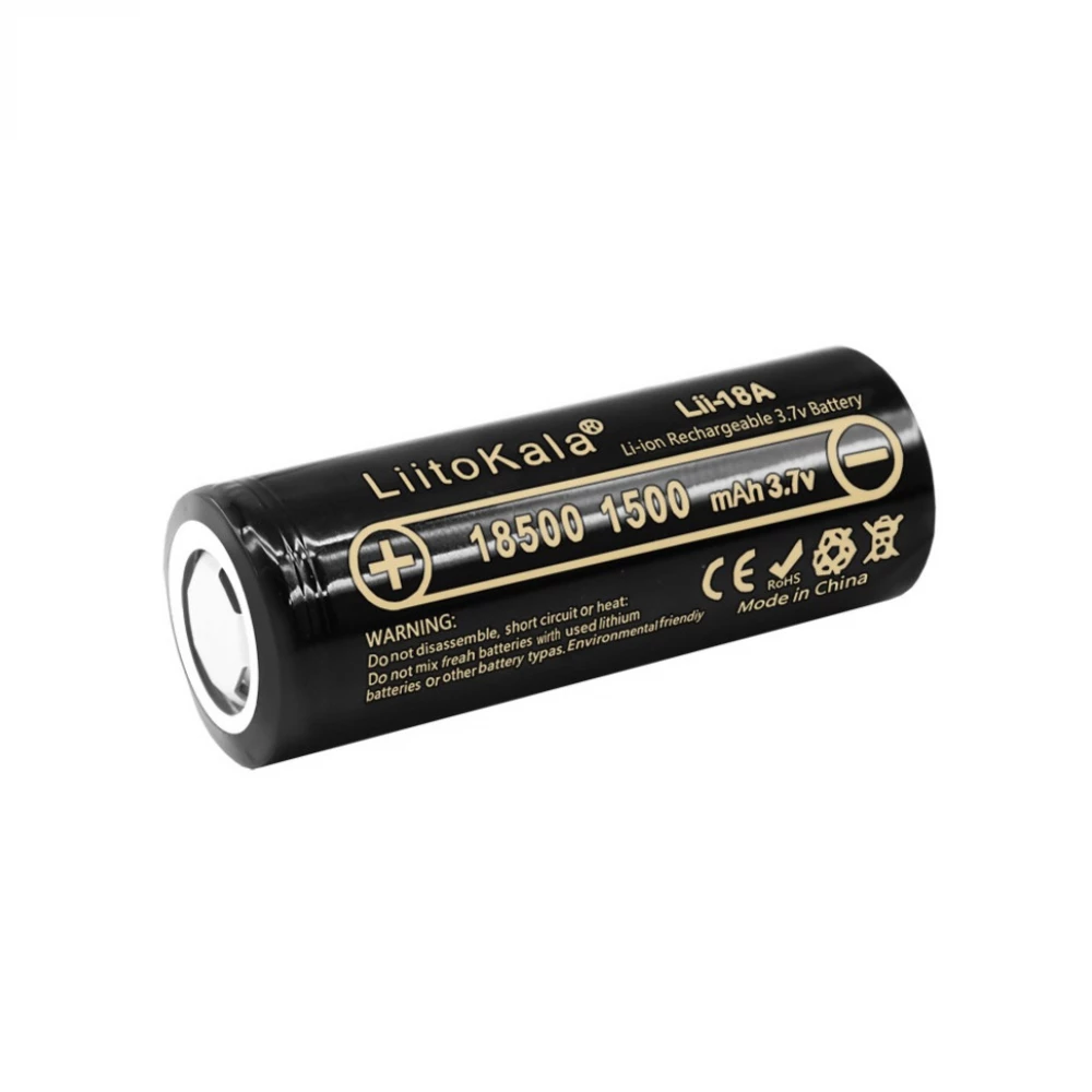 Аккумулятор LiitoKala Lii-18A 18500 1500 mah battery