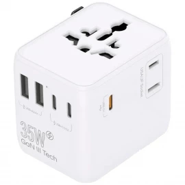Адаптер Lifeventure World Travel Adapter USB Fast Charge