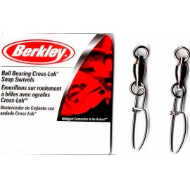 Вертлюг Berkley McMahon Ball Bearing Swivels 40 lb 3 pcs Niekel