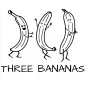 Three Bananas